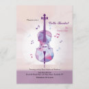 Search for cello recital invitations Music notes