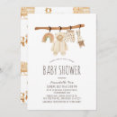 Recherche de clothesline baby shower invitations Boho
