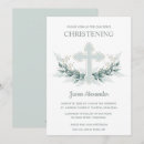 Search for baby blue christening invitations Watercolor