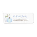 Search for boy shower return address labels Blue pumpkin