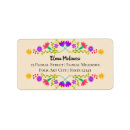 Search for girly floral return address labels Flower