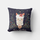 Search for llama christmas pillows Girly