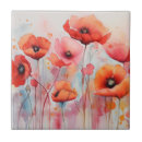 Search for red poppy tiles Field of flowers