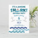 Search for shark birthday invitations Fish