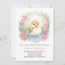 Recherche de duck baby girl shower invitations Mignon