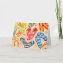 Recherche de sandales vœux cartes Coloré