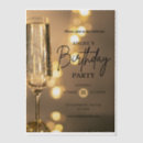 Search for bokeh birthday invitations Stylish