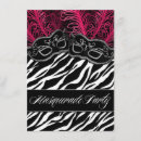 Search for pink masquerade party invitations Ball