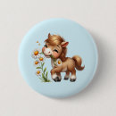Recherche de poney badges Illustration