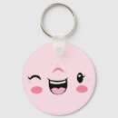 Search for winking keychains Kawaii