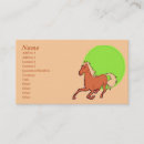 Recherche de profil cheval cartes visite Affaires