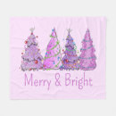 Search for pink christmas blankets Whimsical