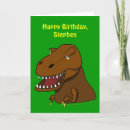 Search for funny kids cards T rex
