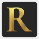 Search for r monogram stickers Gold