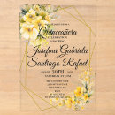 Search for acrylic quinceanera invitations Elegant chic