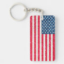 Search for independence day rectangular keychains America