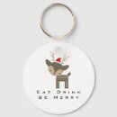 Search for red deer keychains Cute