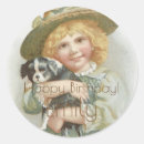 Search for happy birthday for little girl stickers For her