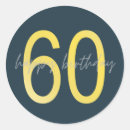 Search for happy 60th stickers Sixty