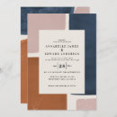 Search for terracotta and navy wedding invitations Rust