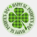 Search for green shamrock stickers Happy