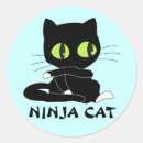 Search for ninja cat stickers Kitty