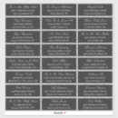 Search for charcoal gray wedding stickers Elegant