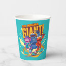 Search for sesame street tango paper cups Robot heroes in training