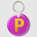 Search for monogram p keychains Initials