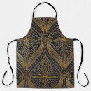 Search for gold damask aprons Illustration