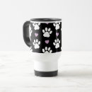 Search for dog travel mugs Pattern of paws