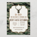 Recherche de deer birthday invitations Camouflage