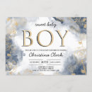 Search for navy blue gold baby shower invitations Modern