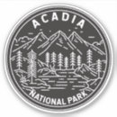 Search for vintage bar stickers Acadia national park