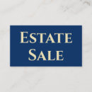 Search for auctioneer business cards Estate