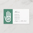 Search for spiral business cards Healer
