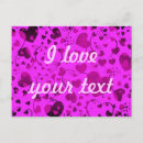 Search for pink heart pattern postcards Design