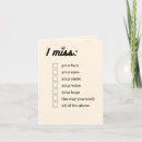 Search for i note cards Missing you