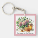 Search for honey bee keychains Flower