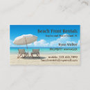 Search for beach house rental business cards Modern