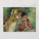 Recherche de lecture fille cartes postales 19e