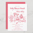 Recherche de whimsical baby shower fille invitations Rose