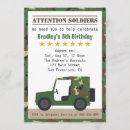 Search for soldier birthday invitations Kids