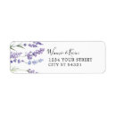Search for floral bridal address stickers Purple