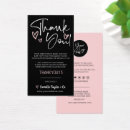 Search for thank you for your purchase discount cards Black and white