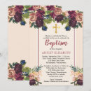 Search for burgundy christening invitations Flowers