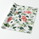 Search for berries wrapping paper Red and green