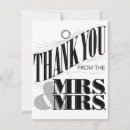 Search for lesbian wedding thank you cards Modern