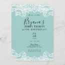 Search for turquoise birthday invitations Glam