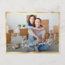 Search for moving announcement postcards We have moved